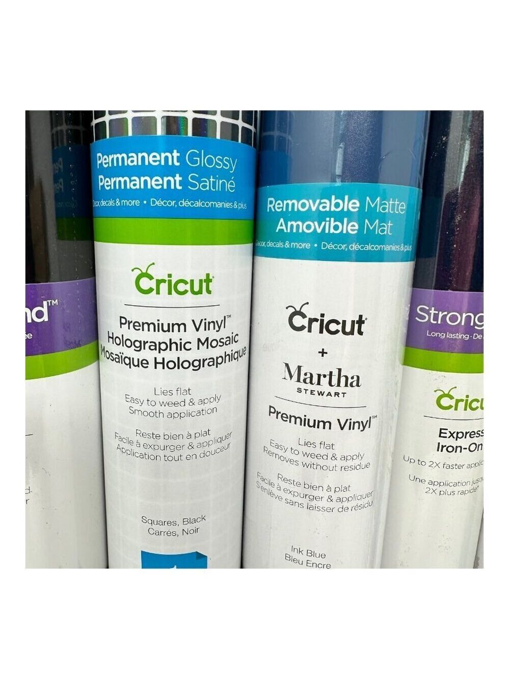 Cricut Lot Vinyl Stencil Mat Pen Set Iron On Sport Flex Bundle Gift Set Blue - Picture 4 of 8
